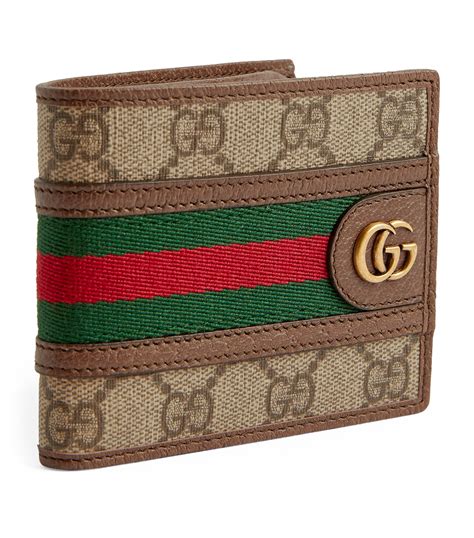 gucci men's bifold wallet.